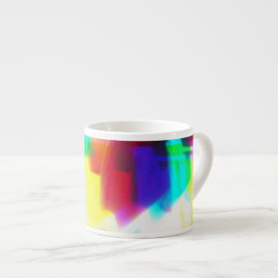 Abstract Popart Primary Rainbow  Specialty Mug