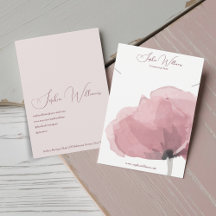 Abstract Poppy Necklace Jewelry Display Card