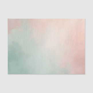 Abstract Popular Blush Pink Mint Collection Tissue Paper