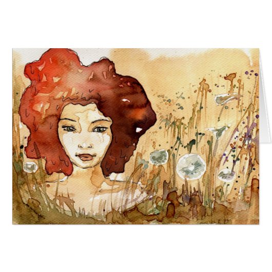 Abstract portrait 3 cards (Front Horizontal)