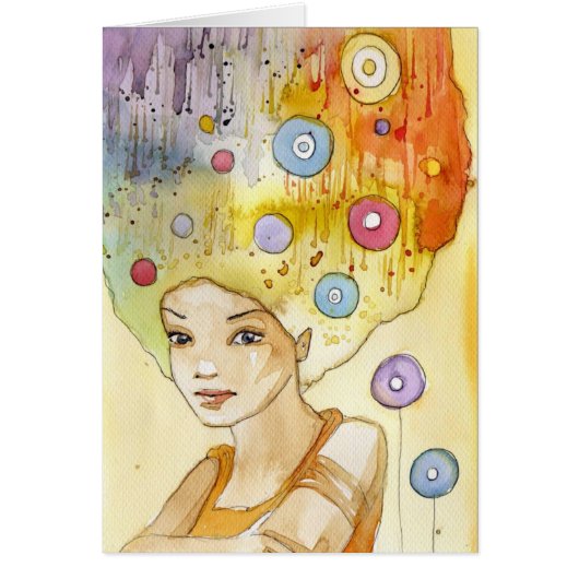 Abstract portrait cards (Front)