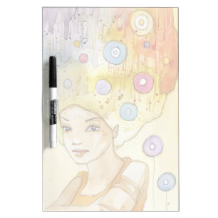 Abstract portrait Dry-Erase board