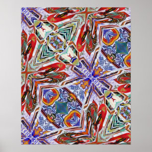 Abstract Portuguese designs Poster