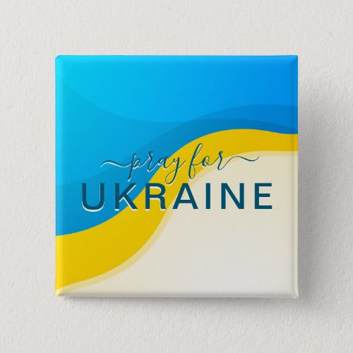 Abstract Pray For Ukraine Button