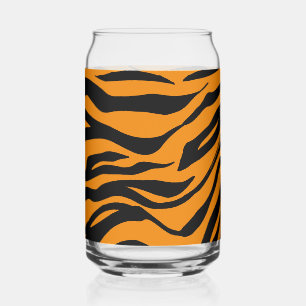 Abstract Predator Skin Camo Art: Adventure design Can Glass