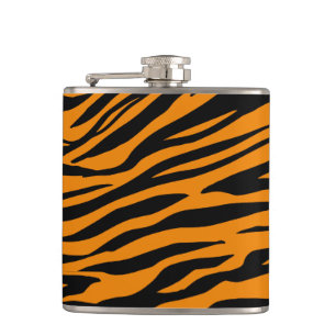Abstract Predator Skin Camo Art: Adventure design Flask