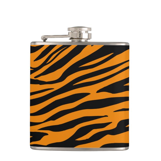 Abstract Predator Skin Camo Art: Adventure design Flask (Front)