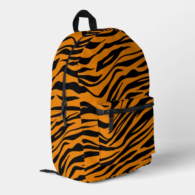 Abstract Predator Skin Camo Art: Adventure design Printed Backpack (Back Corner Left)