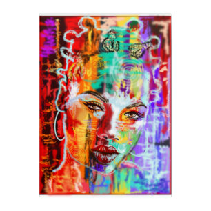 Abstract Pretty Lady Art