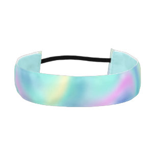 Abstract Pretty Pastel Swirls Pattern Athletic Headband