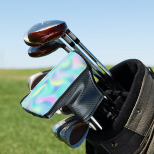 Abstract Pretty Pastel Swirls Pattern Golf Head Cover