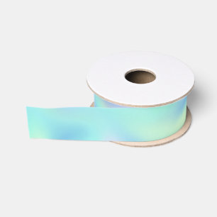Abstract Pretty Pastel Swirls Pattern Grosgrain Ribbon