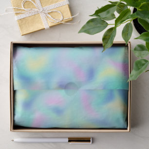 Abstract Pretty Pastel Swirls Pattern Tissue Paper