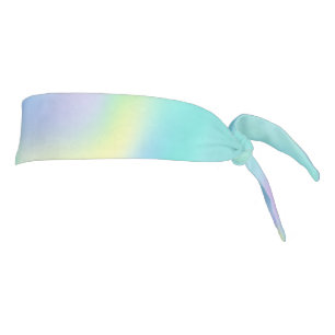 Abstract Pretty Pastel Swirls Tie Headband