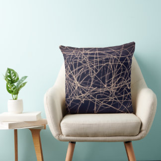 Abstract print cushion 