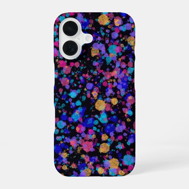 Abstract Print: Distant Galaxies iPhone Case (Back)