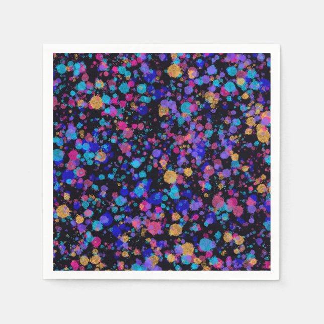 Abstract Print: Distant Galaxies Napkins (Front)