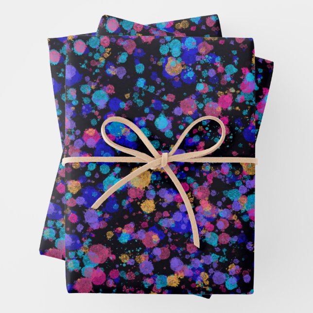 Abstract Print: Distant Galaxies Wrapping Paper Sheets (In situ)