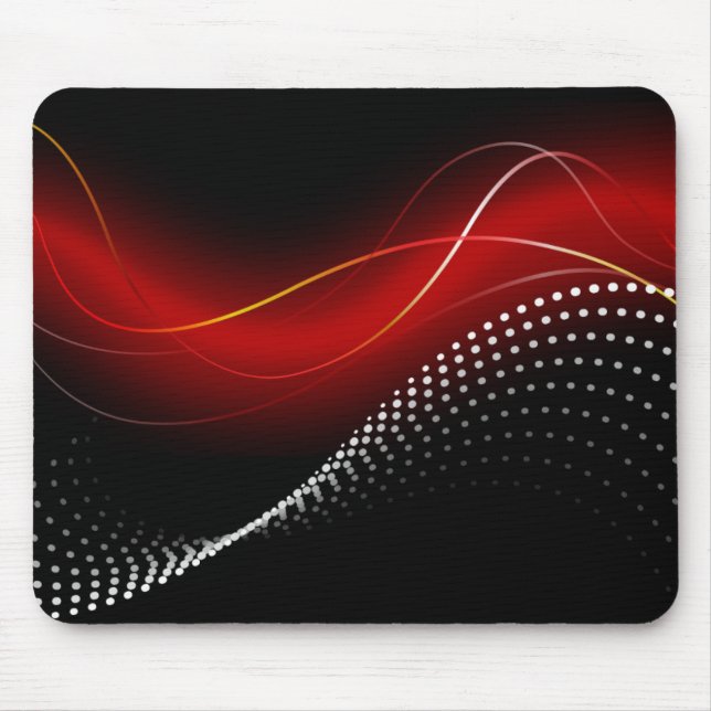 Abstract Print Mouse Pad (Front)