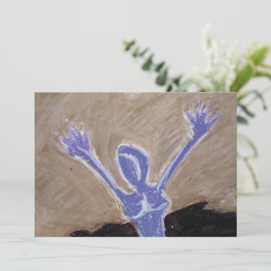 abstract print | postcard (Standing Front)