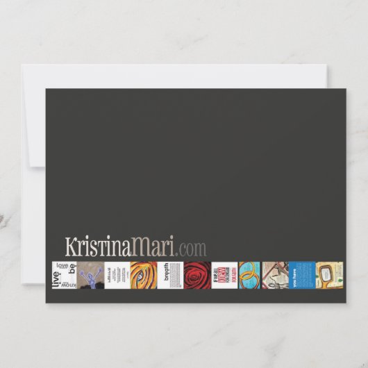 abstract print | postcard (Back)