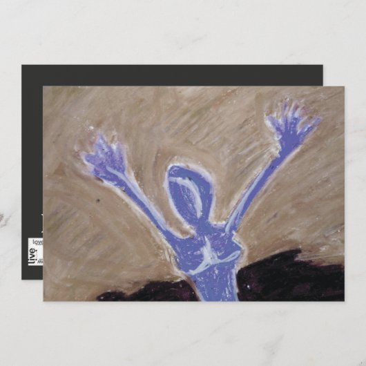 abstract print | postcard (Front/Back)