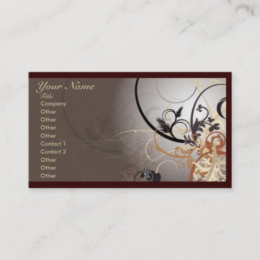 Customizable Abstract Professional Business Card template