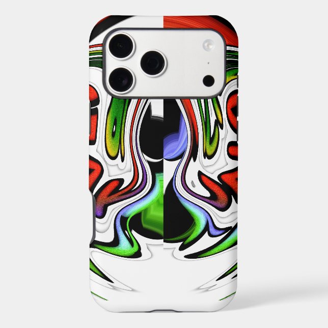 Abstract Profile Art Print Case-Mate iPhone Case (Back)