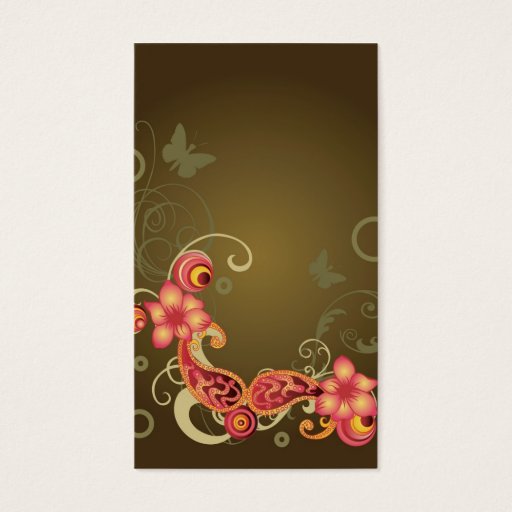 Customizable Abstract Profile Card Business Card Template