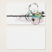 Abstract Profile Card (Front & Back)