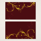 Abstract Profile Card (Front & Back)