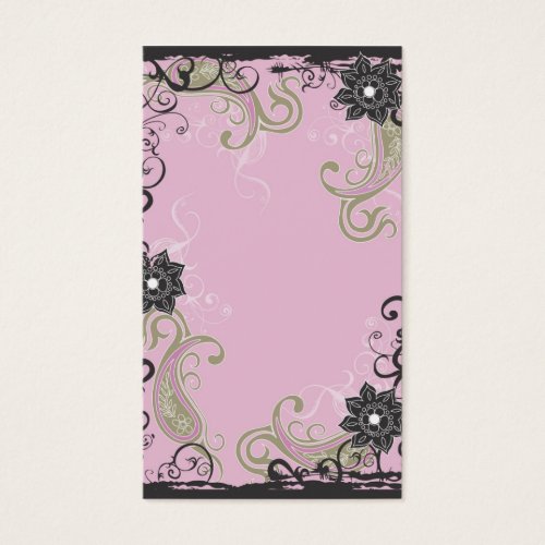 Abstract Profile Card Business Cards