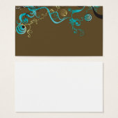Abstract Profile Card (Front & Back)