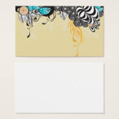 Abstract Profile Card (Front & Back)