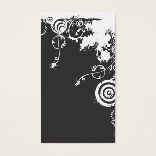 Customizable Abstract Profile Card Business Cards