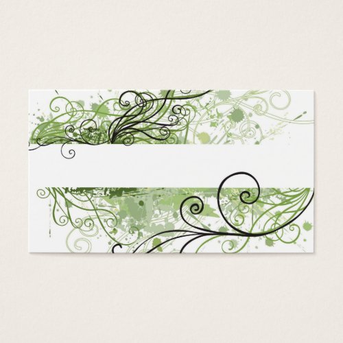 Abstract Profile Card Business Card Template