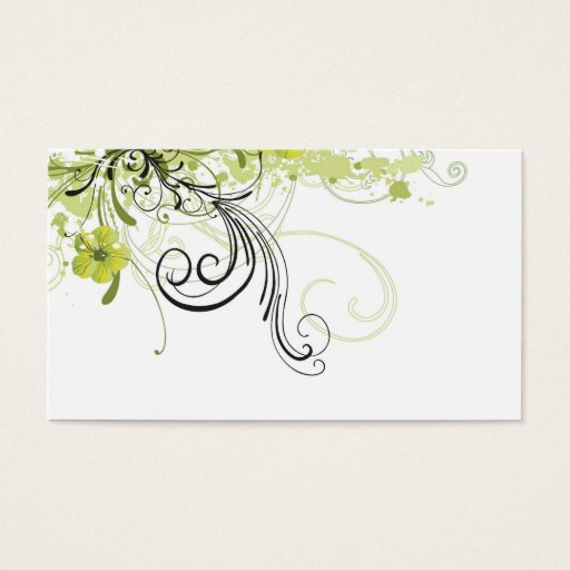 Customizable Abstract Profile Card Business Card