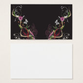 Abstract Profile Card (Front & Back)