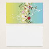 Abstract Profile Card (Front & Back)