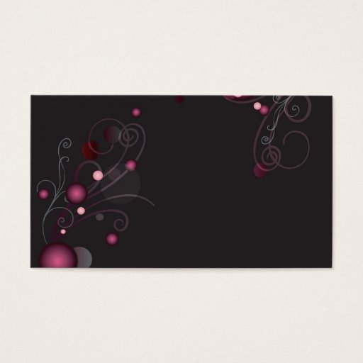Customizable Abstract Profile Card Business Card Template