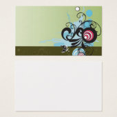 Abstract Profile Card (Front & Back)