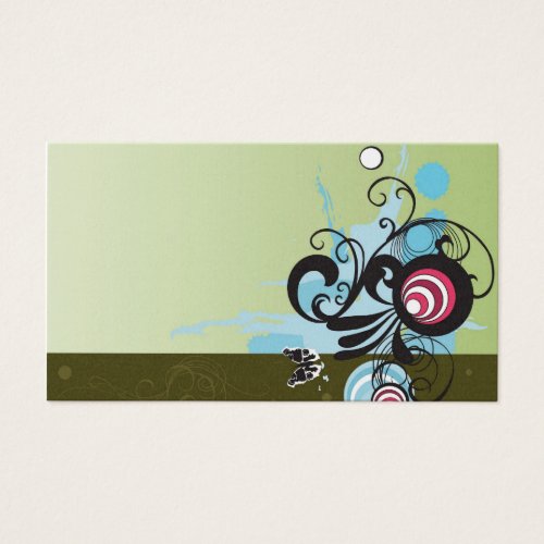 Abstract Profile Card Business Card Template