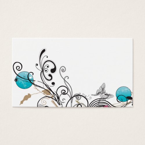 Abstract Profile Card Business Cards