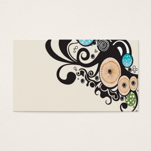 Customizable Abstract Profile Card Business Card