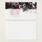 Abstract Profile Card (Front & Back)