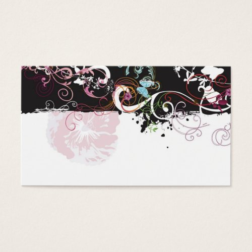 Abstract Profile Card Business Cards