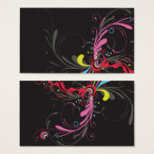 Abstract Profile Card (Front & Back)