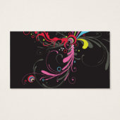 Abstract Profile Card (Back)
