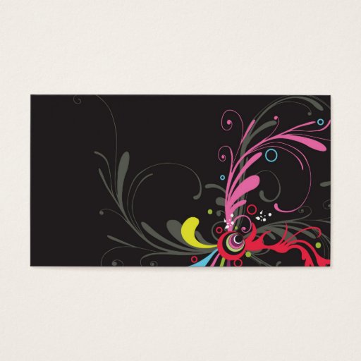 Customizable Abstract Profile Card Business Card Templates