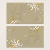 Abstract Profile Card (Front & Back)